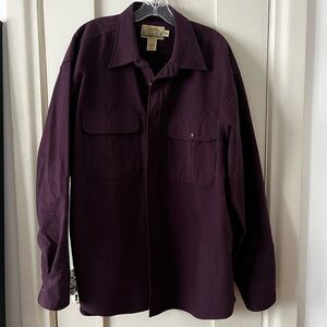 Vintage Cabela's Dark Purple Chamois